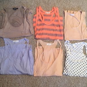 Lot of Six: Forever21 Tanks Size M